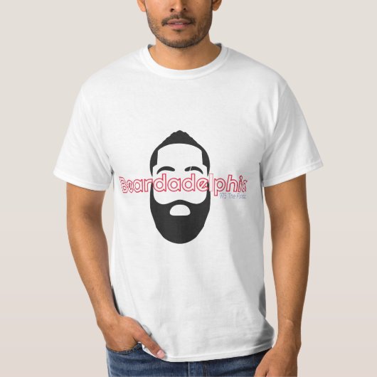 Beardadelphia Funny Beardadelphia Beard Dad T-Shirt (Vorderseite)