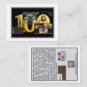 Bearded Baker Banter Trading Cards: 100. Episode Telefonnummerkarte (Vorne/Hinten)