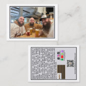 Bearded Baker Banter Trading Cards: BIERds Telefonnummerkarte (Vorne/Hinten)