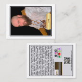Bearded Baker Banter Trading Cards: Trey Jersey Telefonnummerkarte (Vorne/Hinten)