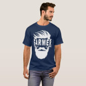 Bearded Bauer Tshirt Landwirtschaft Landwirtschaft (Vorne ganz)