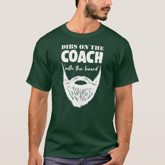 Bearded Coach Sports Mentor Trainer Bärengarten T-Shirt (Vorderseite)