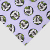 Bearded Collie Beardie Black Painting Niedliche Do Seidenpapier (Ausschnitt)