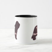 Bearded Collie BESTE FREUNDIN Tasse (Zentrum)