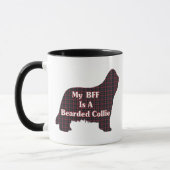 Bearded Collie BESTE FREUNDIN Tasse (Links)