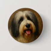 Bearded Collie Button (Vorderseite)
