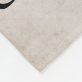 Bearded Collie Fleece Blanket (Ecke)