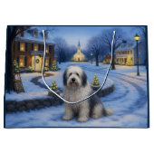 Bearded Collie Gift  Bag Große Geschenktüte (Vorderseite)