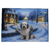 Bearded Collie Gift  Bag Große Geschenktüte (Rückseite)