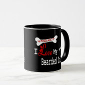 Bearded Collie (I Liebe) Tasse (VorderseiteRechts)