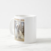 Bearded Collie Kaffeetasse (Vorderseite Links)