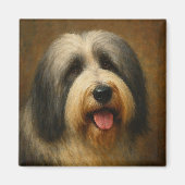 Bearded Collie Magnet (Vorne)
