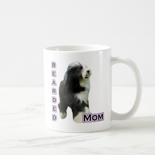 Bearded Collie Mama 4 Kaffeetasse (Rechts)