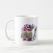 Bearded Collie Patriot Kaffeetasse (Links)