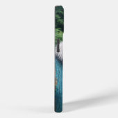 Bearded Collie Pinkeln über den alten Zaun Case-Mate iPhone Hülle (Rückseite / Rechts)