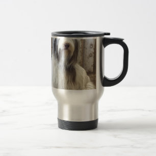 Bearded Collie Reisebecher
