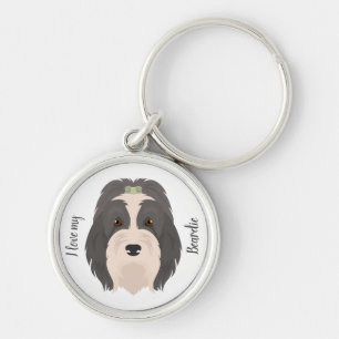 Bearded Collie Schlüsselanhänger