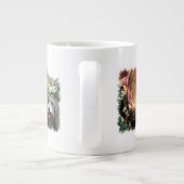 Bearded Collie Summer Garden Jumbo-Tasse (Rückseite)