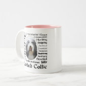 Bearded Collie Tasse (Vorderseite Links)
