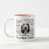 Bearded Collie Tasse (Links)