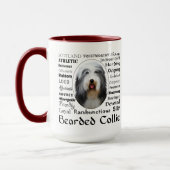 Bearded Collie Tasse (Links)
