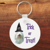 Bearded Collie Trick Schlüsselanhänger (Vorderseite)