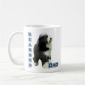 Bearded Collie Vater 4 Kaffeetasse (Links)