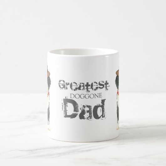 Bearded Collie Vater Kaffeetasse (Mittel)