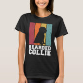 Bearded Collie Vintage  1 T-Shirt (Vorderseite)
