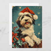 Bearded Collie Weihnachten (Vorne/Hinten)