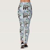 Bearded Collie Weihnachten Leggings (Rückseite)