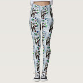 Bearded Collie Weihnachten Leggings (Vorderseite)