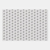 Bearded Collie Zeichnend - Niedliche Original Hund Geschenkpapier Set (Vorderseite)