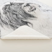 Bearded Collie Zeichnend - Niedliche Original Hund Sherpadecke (3/4)