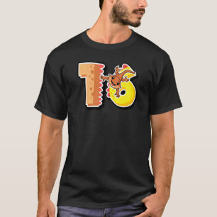 Bearded Dragon 16. Geburtstag Reptile Animal Graph T-Shirt