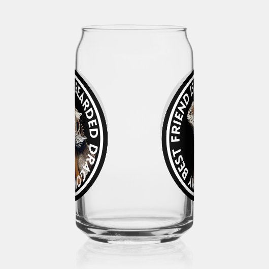 Bearded Dragon - Bester Freund Dosenglas (Rechts)