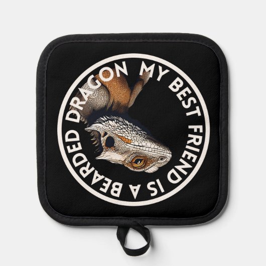 Bearded Dragon - Bester Freund Topflappen (Vorderseite)