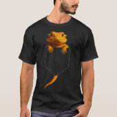 Bearded Dragon Cket Cute Exotic Lizard Reptile Pet T-Shirt (Vorderseite)