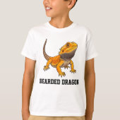 Bearded Dragon Customizable Personalizable T-Shirt (Vorderseite)