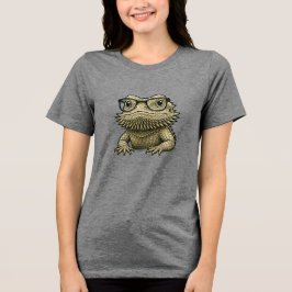 Bearded Dragon • Cute Beardie Design Tri-Blend Shirt