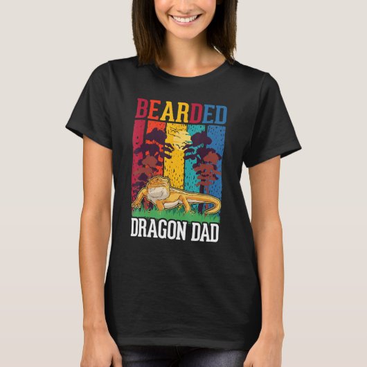 Bearded Dragon Dad T-Shirt (Vorderseite)