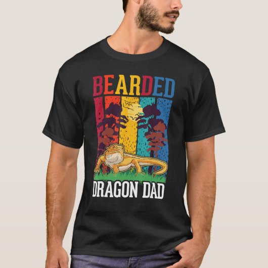 Bearded Dragon Dad T-Shirt (Vorderseite)