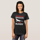 Bearded Dragon Is My Buddy Beardie Lizard Reptile  T-Shirt (Vorne ganz)