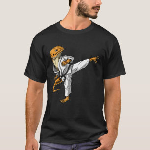 Bearded Dragon Karate Ninja Beardie Reptile Lizard T-Shirt