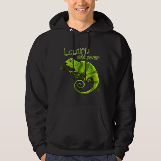 Bearded Dragon Lizard Whisperer Birthday Hoodie (Vorderseite)