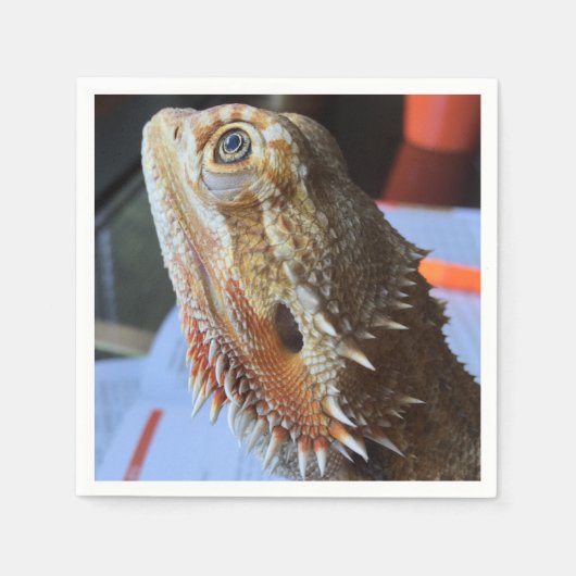 Bearded Dragon Napkin Serviette (Vorderseite)