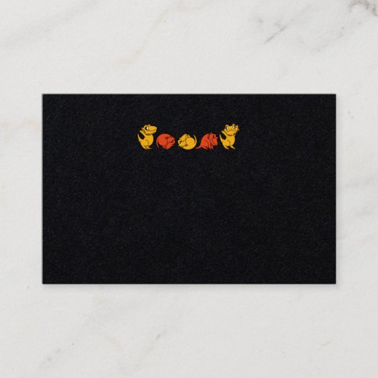 Bearded Dragon Reptile Lizard Pet Visitenkarte (Vorderseite)