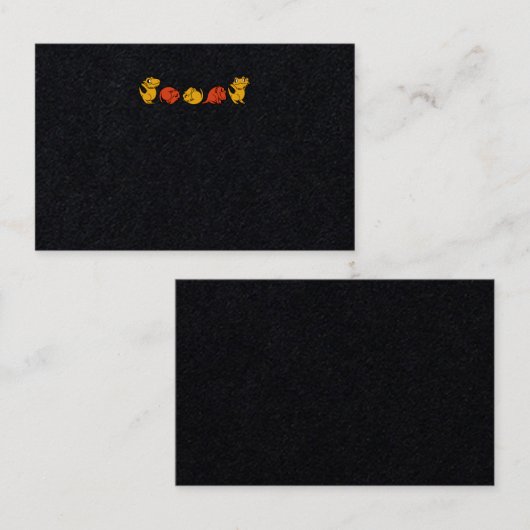 Bearded Dragon Reptile Lizard Pet Visitenkarte (Vorne/Hinten)