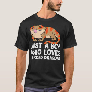Bearded Dragon Reptile nur ein Junge, der Lieben B T-Shirt
