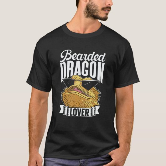 Bearded Dragon Reptile Pet Animal T-Shirt (Vorderseite)